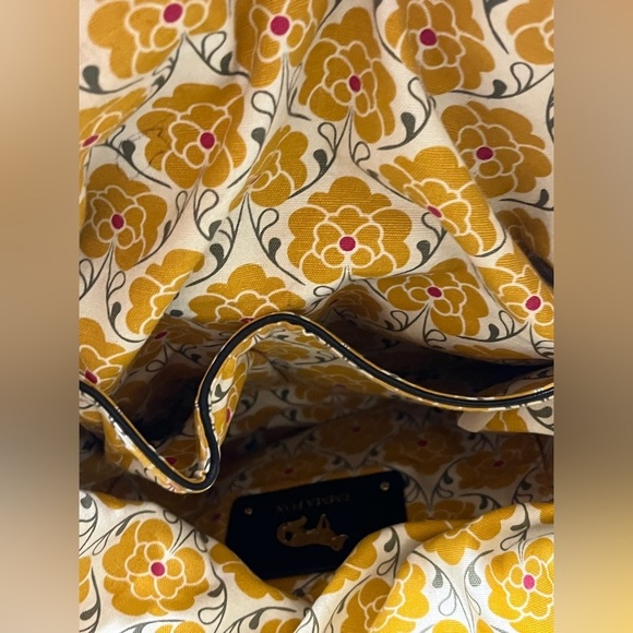 Emma Fox Black Leather Satchel Gold Hardware Convertible Shoulder Bag Purse Lg - Picture 13 of 15